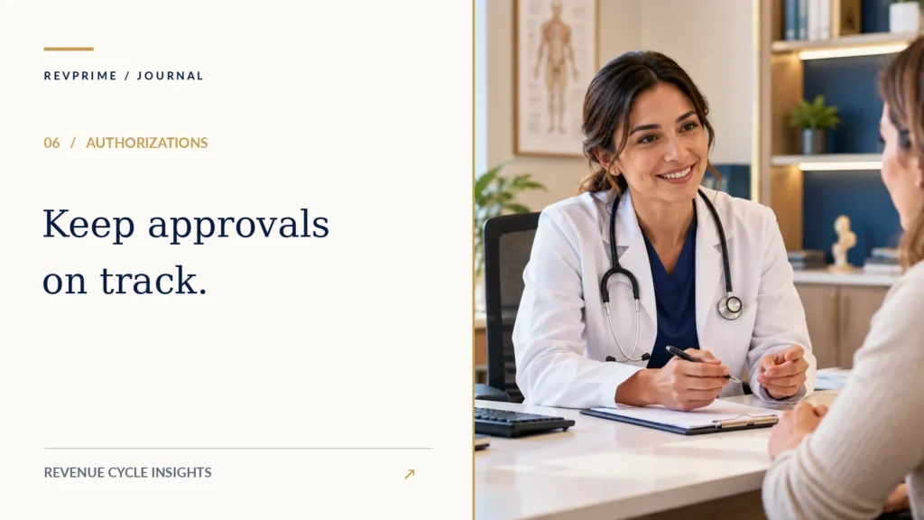 Editorial illustration for AUTHORIZATIONS — RevPrime RCM